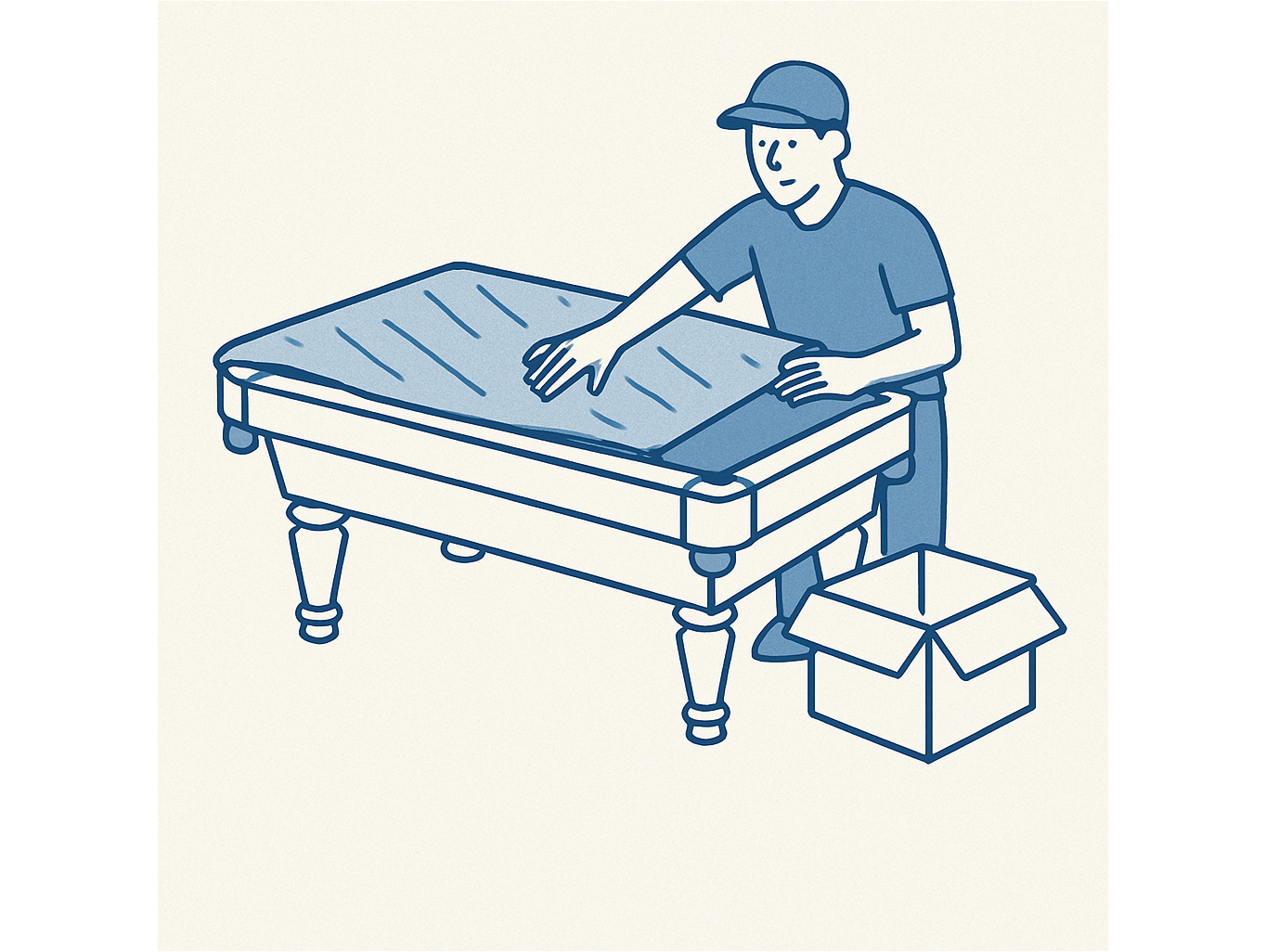 Déménagement de table de billard Montréal Pool table moving Montreal